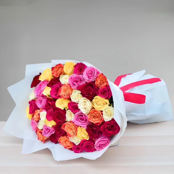 Multicolor Rose Bouquet