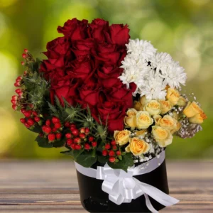 mixed roses bouquet