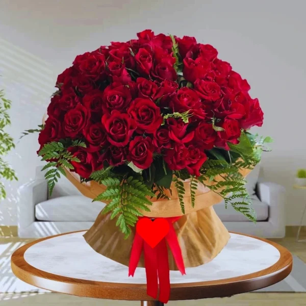 red flowers bouquet