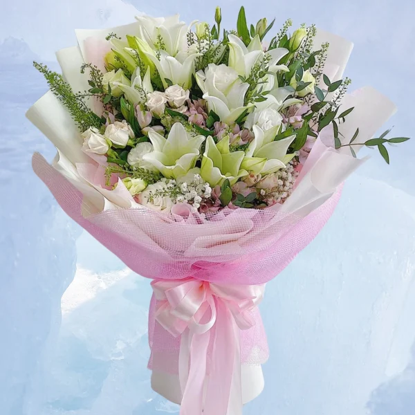 lily bouquet delivery