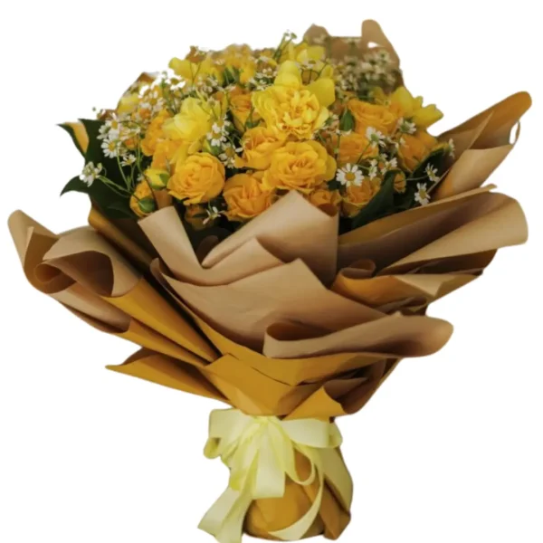 yellow rose bouquet