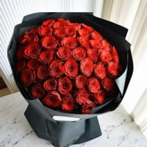 50 Red Rose Bouquet Delivered