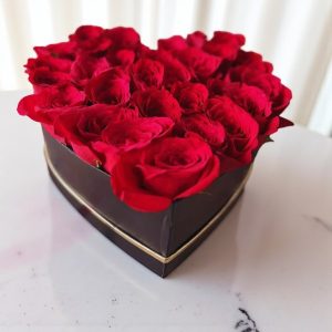 Heart Red Roses