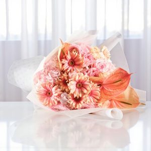 Peach Carnation Bouquet