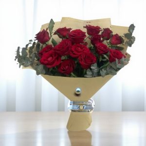 12 Red Roses Bouquet