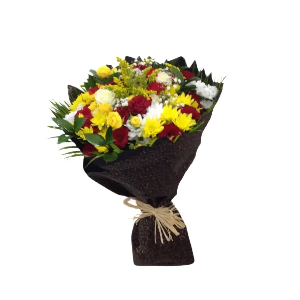 colourful roses bouquet