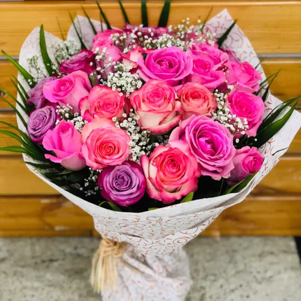 pink and purple combination