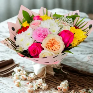 mixed floral bouquet