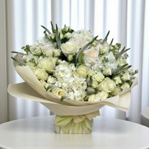 White Rose Bouquet